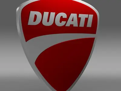 ducati logo 3D model by Sergey