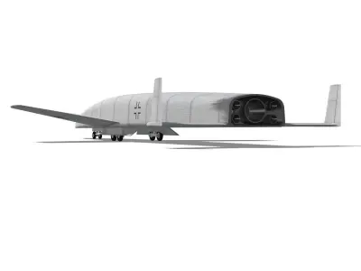 Eugen Sanger Silbervogel 3D model