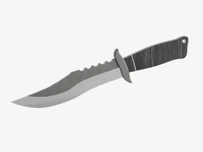Combat Knife Low-poly 3D model buy