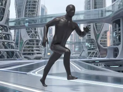 Male Full Body Mannequin Rigged For Maya 3D model