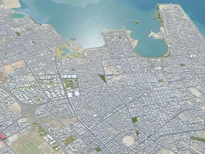 Dammam City Saudi Arabia 3D model