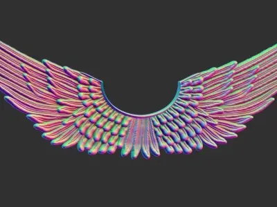 Wing  - art 3D print model