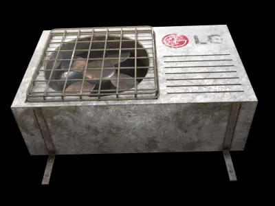 Split Conditioner System LG 3D model