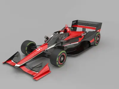 Racecar 3D model