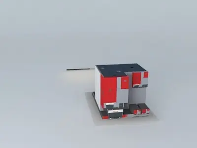 Fröling TX 200-250 wood chips boiler Free 3D model