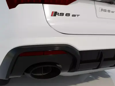 Audi RS6 Avant GT 2025 High Detail Game Ready Cinematic Low-poly 3D model