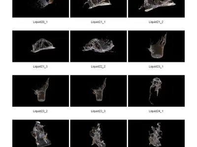 Dosch 3D - Liquid Effects 3D model