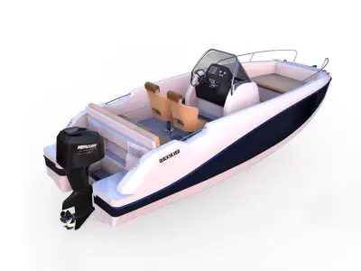 QUICKSILVER Activ 555 Open Boat  3D model