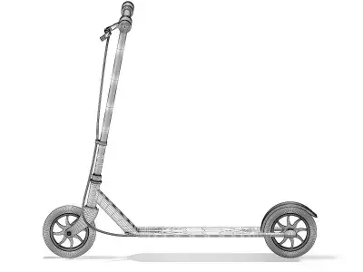 Scooter kick 3D model purchase