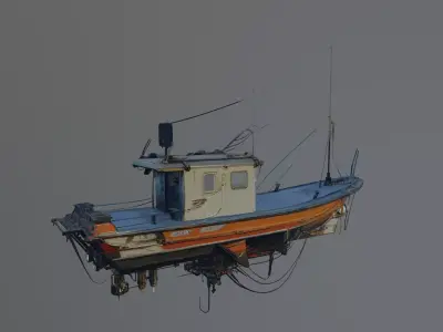 fishing boat 3D model
