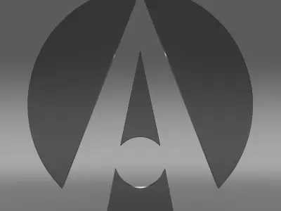Ariel Logo 3D model