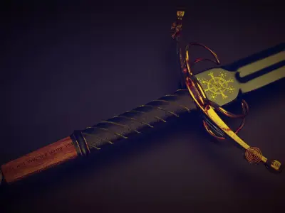 Bastard Sword 3D model order