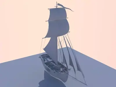 HMS Aldebaran 3D model
