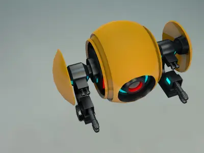 Sci fi drone 3D model from CGTrader
