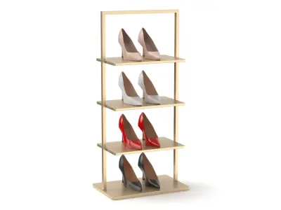 Shoe Display Stand 3D model