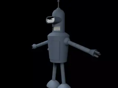 Bender robot 3D model