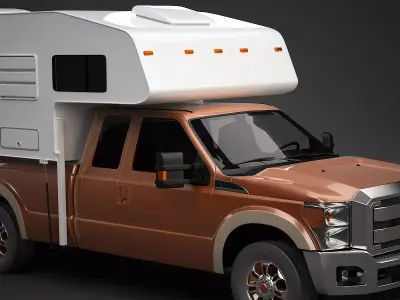 Truck Camper 3D model