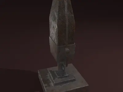 Vintage Microphone  Free low-poly 3D model