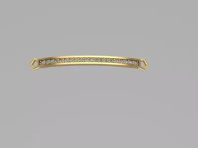 BRACELET MIDDLE PART 3D print model