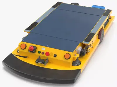 Smart Transport Robot BMW Rigged 3D model
