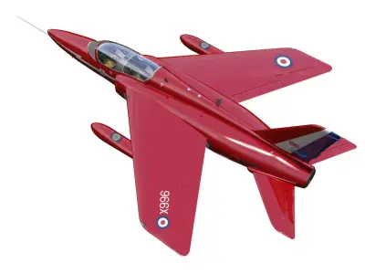 Folland gnat T1 3D model purchase