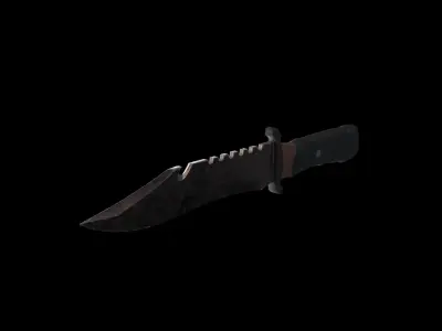 Low-poly Knife Low-poly 3D model purchase