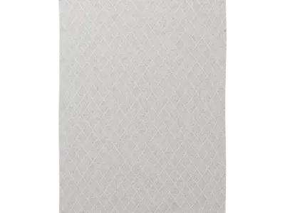  Mini Diamond Designer Rug Model, Ash Grey 