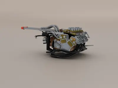 Motor Engine 3D model