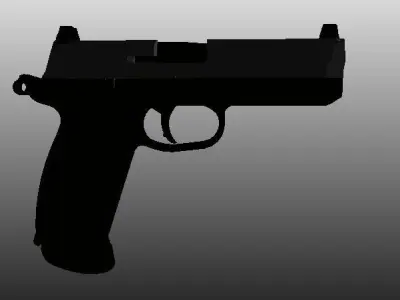 glock Gun 3d Free 3D model