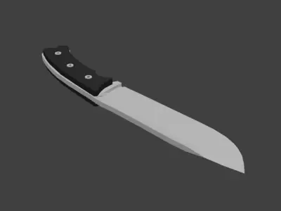 Low Poly Knife Pack - 7 Knife Low-poly 3D model