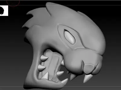 Hell cat 3d Model 3D print model