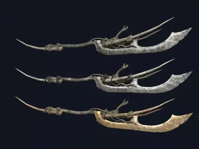 Nomad Sharp Spear Low-poly 3D model