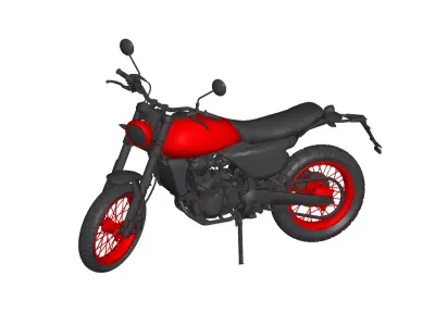 Caballero Scrambler 500 3D model