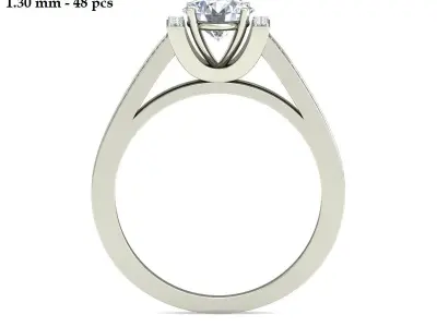 Wedding Ring  3D print model 142