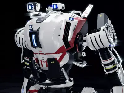 Ronin Titan Rigged Model 3D model