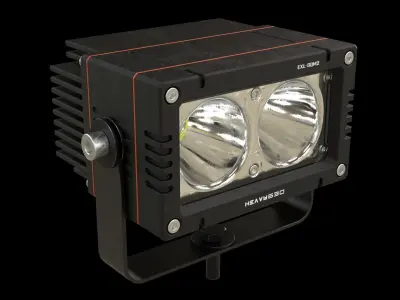 External LED work light SQM2 3D model