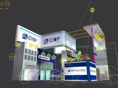 Exhibition - Area - 6X6-3DMAX2009-24 3D model