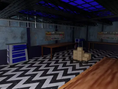 Workshop Low-poly 3D model buy