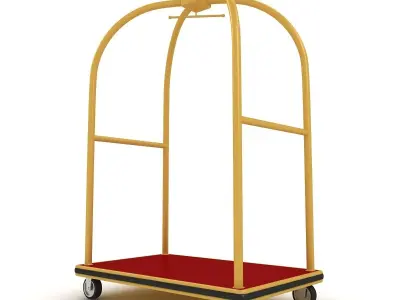 Hotel Cart 3D model purchase