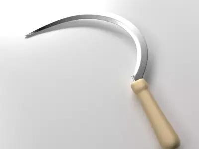 Sickle knife 3D model