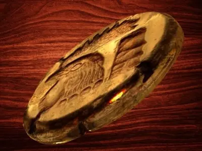 El Hekte- 521-478 BC Low-poly 3D model