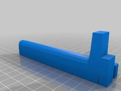 Adze- plastic block Free 3D print model