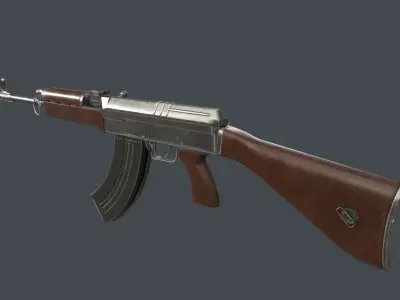 Vz58 Assault Rifle Low-poly 3D model