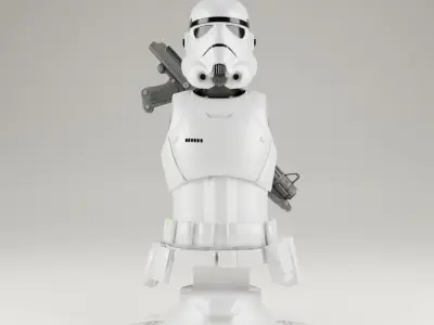 Starwars bust statue pack 1 Free 3D print model