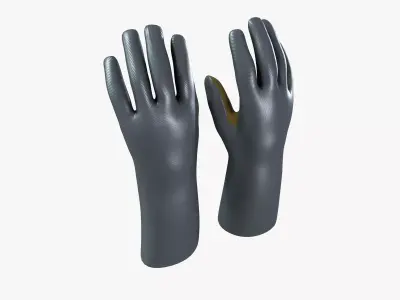 Heat Resistant Gloves 3D model