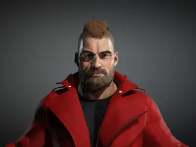 Realistic  and  Rigged Character Game Ready  3D model purchase