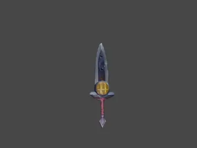 Zeloeman Sword A 69 Low-poly 3D model