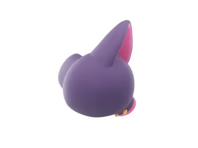 Prop174 Bat Head 3D model