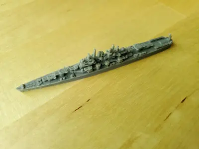 US Cleveland Class Cruiser Warship 3D print model