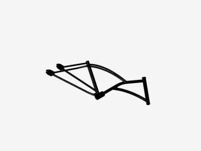 Bike Frame Free 3D model by zakaria-12